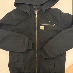 Carhartt Black Fleece-Lined Jacket